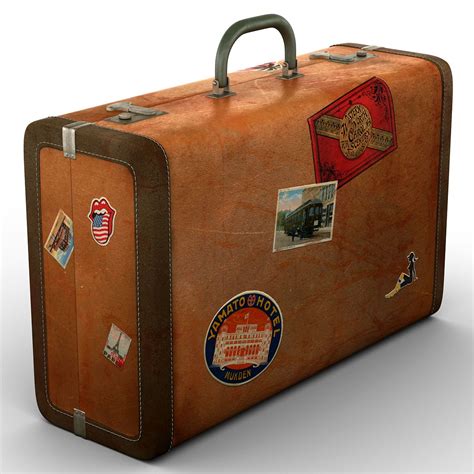 old fashioned luggage.